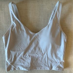 Workout V-neck crop tank